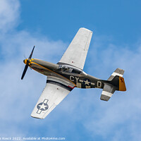 Buy canvas prints of North American P51D Mustang Miss Velma by Steve de Roeck