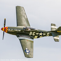 Buy canvas prints of North American P51D Old Crow B6-S by Steve de Roeck