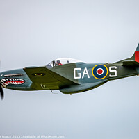 Buy canvas prints of Norrth American P51D Of The British Royal Air Force. by Steve de Roeck