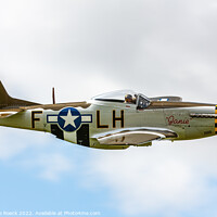Buy canvas prints of North American P51D Mustang Janie by Steve de Roeck