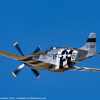 Buy canvas prints of North American P51D Spam Can by Steve de Roeck