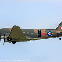 Buy canvas prints of Royal Air Force DC3 Dakota by Steve de Roeck