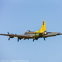 Buy canvas prints of Boeing B17 Flying Fortress by Steve de Roeck