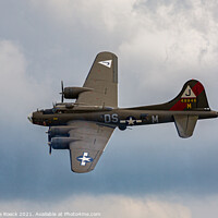 Buy canvas prints of Boeing Flying Fortress Pink Lady by Steve de Roeck
