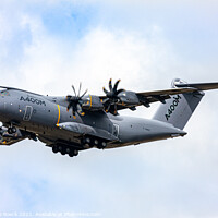 Buy canvas prints of A400M Fly Past by Steve de Roeck
