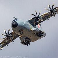 Buy canvas prints of Airbus A400 Low Fly By by Steve de Roeck