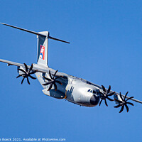 Buy canvas prints of Airbus A400 Steep Approach by Steve de Roeck