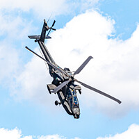 Buy canvas prints of Helicopter Swoop by Steve de Roeck
