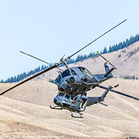 Buy canvas prints of Bell Iroquois Helicopters by Steve de Roeck