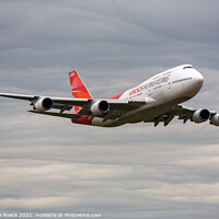 Buy canvas prints of Boeing B747 Fly Past by Steve de Roeck