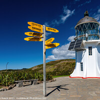 Buy canvas prints of Lighthouse At Cape Reinga, New Zealand by Steve de Roeck
