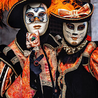 Buy canvas prints of Carnival Of Venice by Steve de Roeck