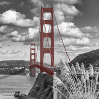 Buy canvas prints of SAN FRANCISCO Golden Gate Bridge | colourkey by Melanie Viola