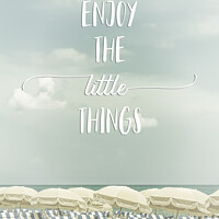 Buy canvas prints of Enjoy the little things | Beachscape by Melanie Viola