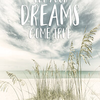 Buy canvas prints of Let your dreams come true | Oceanview by Melanie Viola