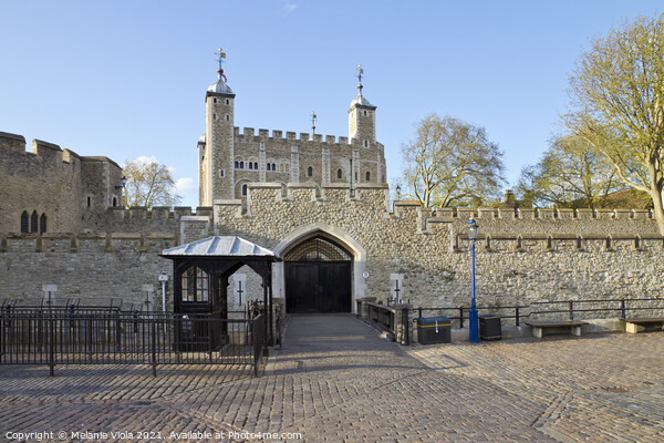 Tower of London Impression Picture Board by Melanie Viola