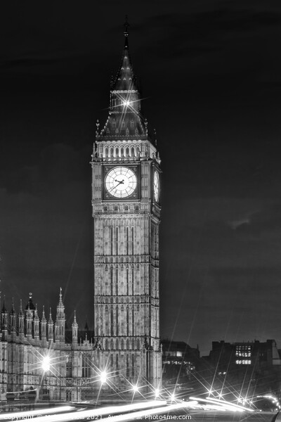 LONDON Elizabeth Tower Picture Board by Melanie Viola