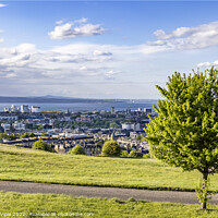 Buy canvas prints of View from Calton Hill towards Leith by Melanie Viola