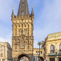 Buy canvas prints of Powder Gate in Prague by Melanie Viola