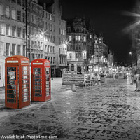 Buy canvas prints of Evening impression of the Royal Mile in Edinburgh  by Melanie Viola