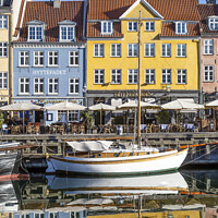 Buy canvas prints of COPENHAGEN Quiet Nyhavn by Melanie Viola