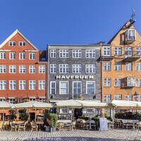 Buy canvas prints of COPENHAGEN Nyhavn Waterfront Buildings by Melanie Viola