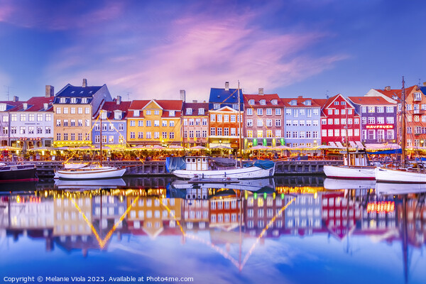 Captivating Copenhagen Waterfront Picture Board by Melanie Viola