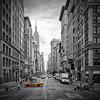 Buy canvas prints of NEW YORK CITY 5th Avenue by Melanie Viola