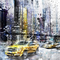 Buy canvas prints of City-Art NYC Collage by Melanie Viola