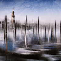 Buy canvas prints of City-Art VENICE Grand Canal & St Mark's Campanile by Melanie Viola