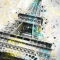 Buy canvas prints of City-Art PARIS Eiffel Tower IV by Melanie Viola