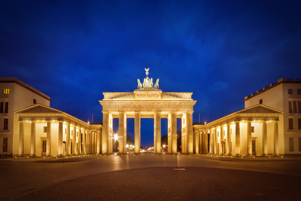 BERLIN Brandenburg Gate Picture Board by Melanie Viola