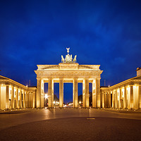 Buy canvas prints of BERLIN Brandenburg Gate by Melanie Viola