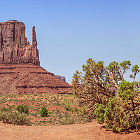 Buy canvas prints of Monument Valley Panoramic View by Melanie Viola