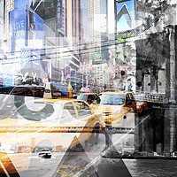 Buy canvas prints of New York City | Geometric Mix No. 9 by Melanie Viola