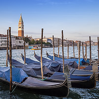 Buy canvas prints of VENICE Grand Canal and St Mark's Campanile by Melanie Viola