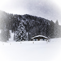 Buy canvas prints of Bavarian Winter's Tale VIII by Melanie Viola