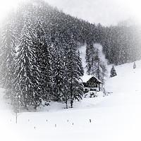 Buy canvas prints of Bavarian Winter's Tale IX by Melanie Viola