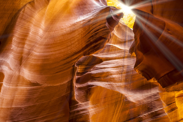 ANTELOPE CANYON Sunrays Picture Board by Melanie Viola