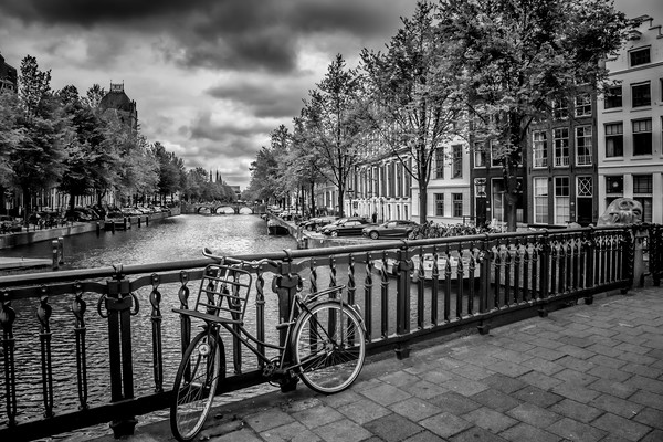 AMSTERDAM Emperor's Canal Picture Board by Melanie Viola