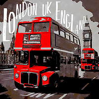 Buy canvas prints of City-Art LONDON Westminster by Melanie Viola