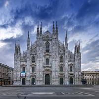 Buy canvas prints of MILAN Cathedral Santa Maria Nascente by Melanie Viola