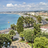 Buy canvas prints of NICE Promenade des Anglais by Melanie Viola
