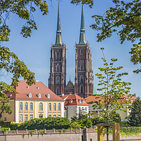 Buy canvas prints of WROCLAW Cathedral of St John the Baptist by Melanie Viola