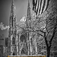 Buy canvas prints of NEW YORK CITY St. Patrick's Cathedral by Melanie Viola