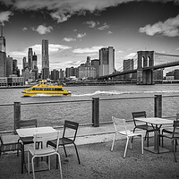 Buy canvas prints of NEW YORK CITY Walking along the River Bank by Melanie Viola