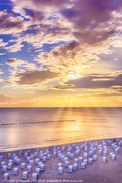 BALTIC SEA Sunrise  Picture Board by Melanie Viola