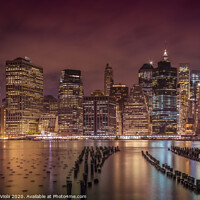 Buy canvas prints of NEW YORK CITY Nightly Impressions  by Melanie Viola