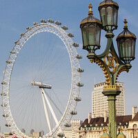 Buy canvas prints of London Eye by Peter Towle