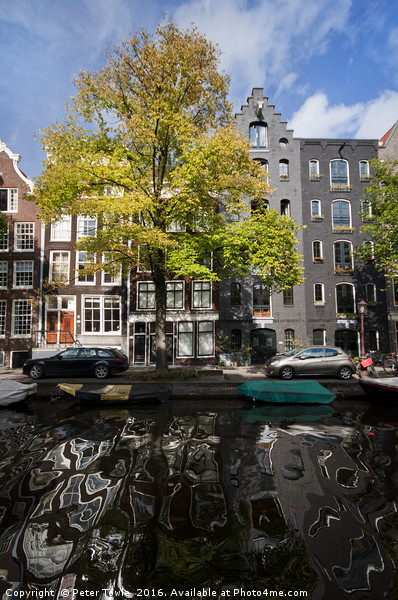 Amsterdam architectural reflections. Picture Board by Peter Towle